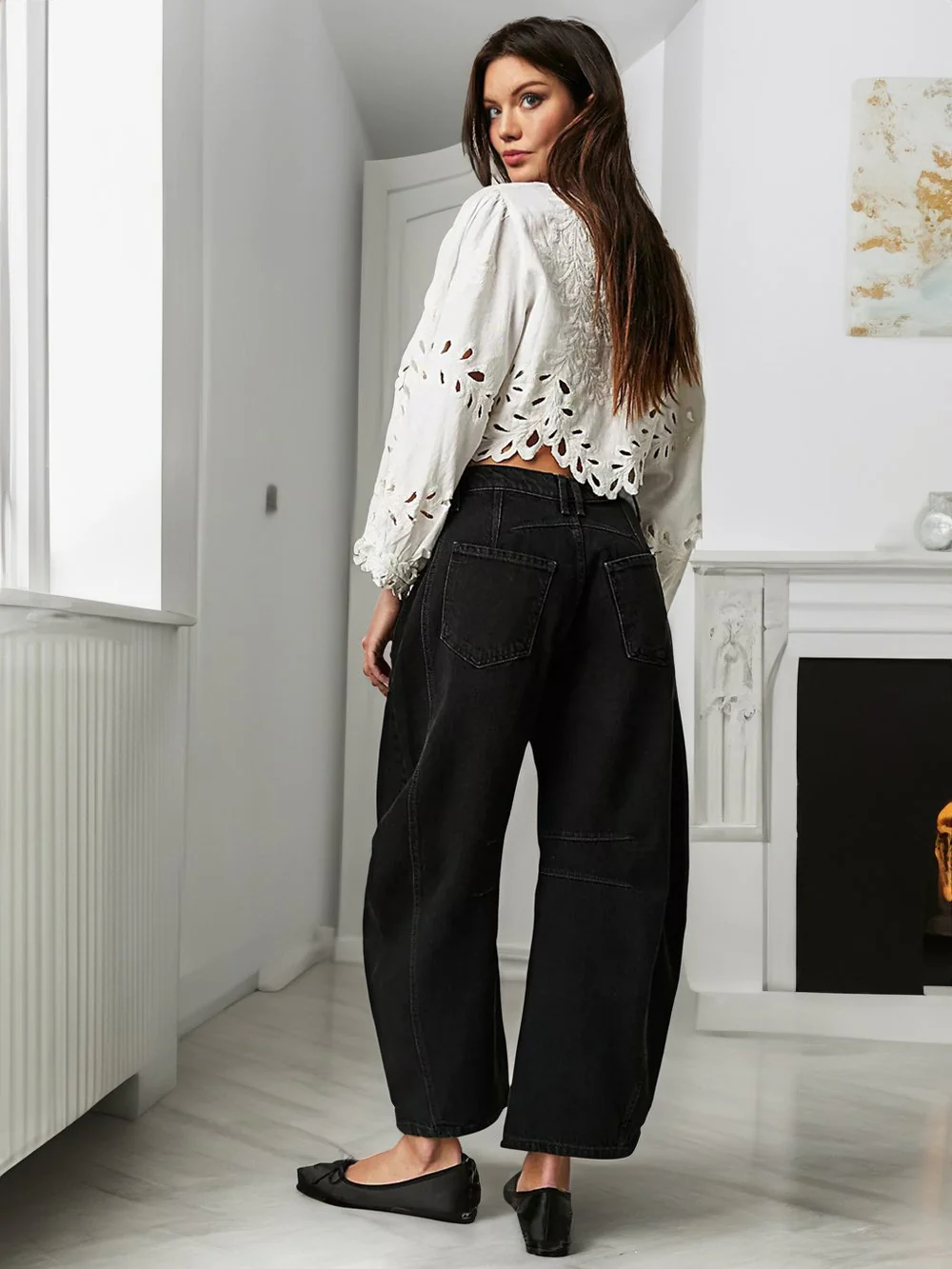 Casual and trendy mid-rise tube jeans - Buy two and get free shipping! - Image 8