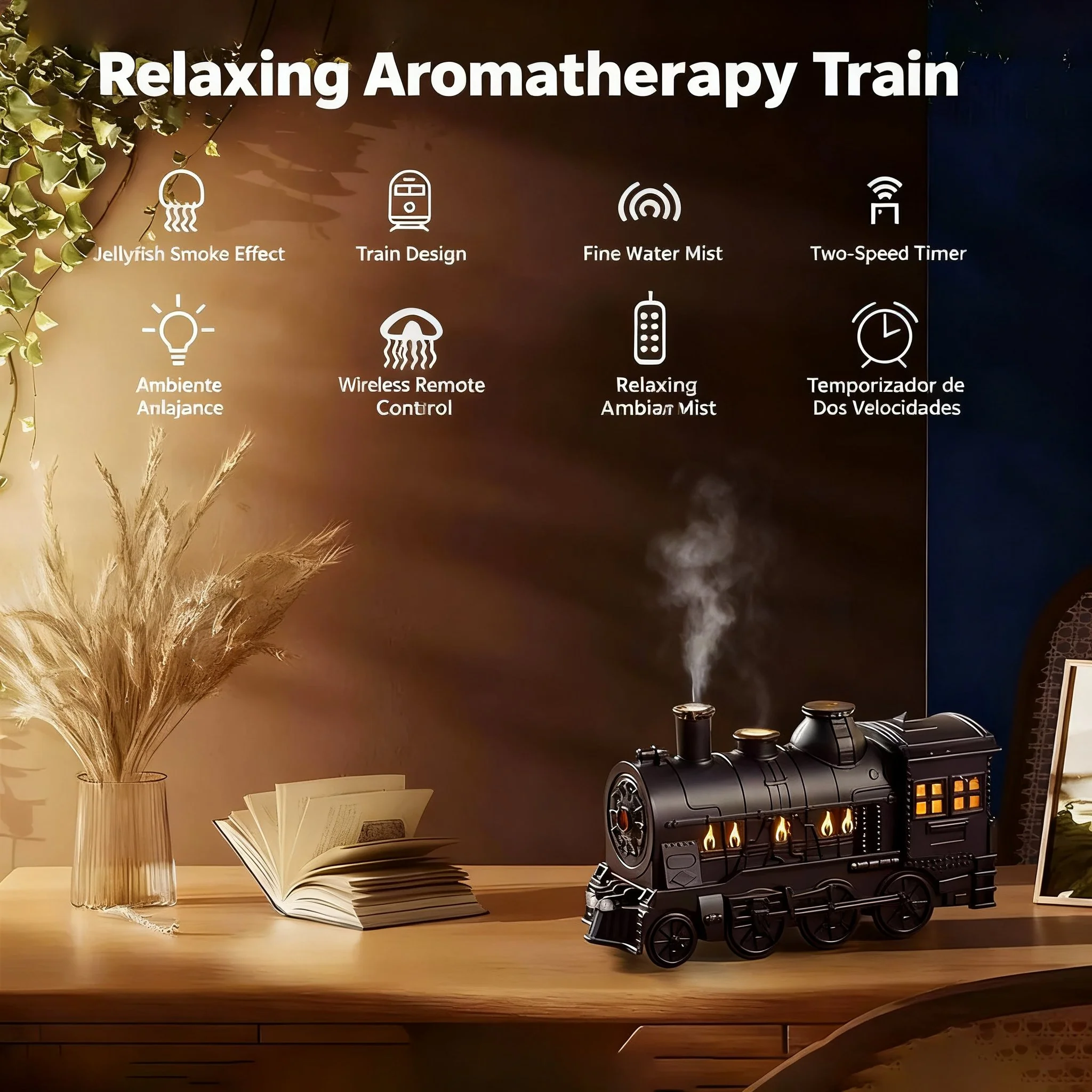 🚂Magic Train Humidifier (with remote control & same model as in the video) - Image 2