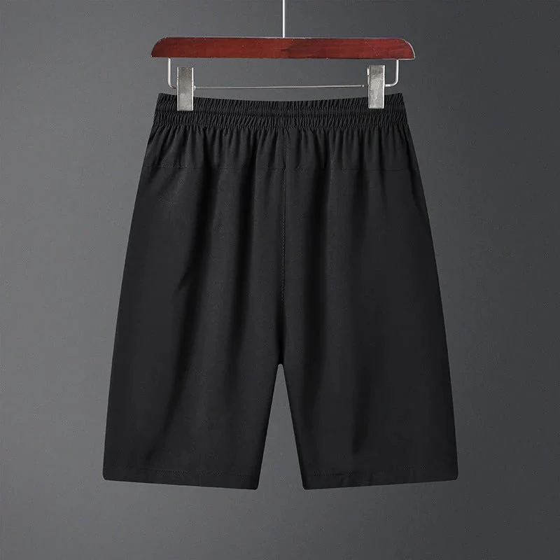 Men's Plus Size Ice Silk Stretch Shorts - Image 2