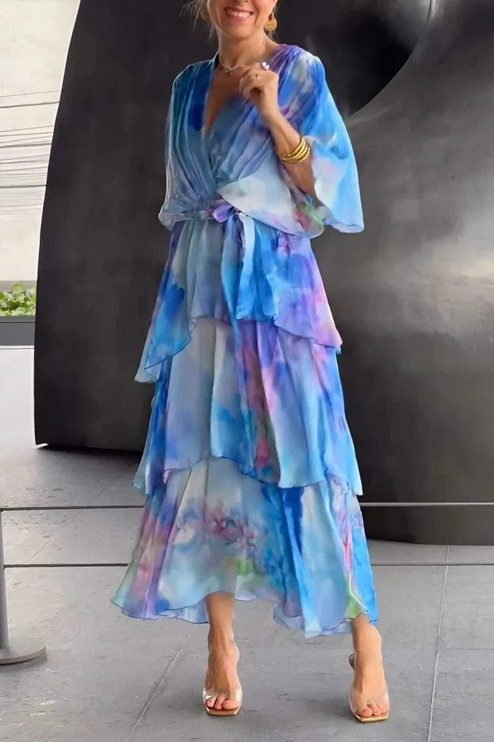 ELEGANT CHIFFON DRESS! - Image 2