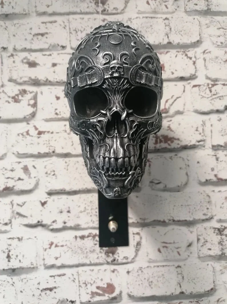 🏴‍☠️Skull holder for motorcycle helmet and jacket🎁 2025 New Models！ - Image 5