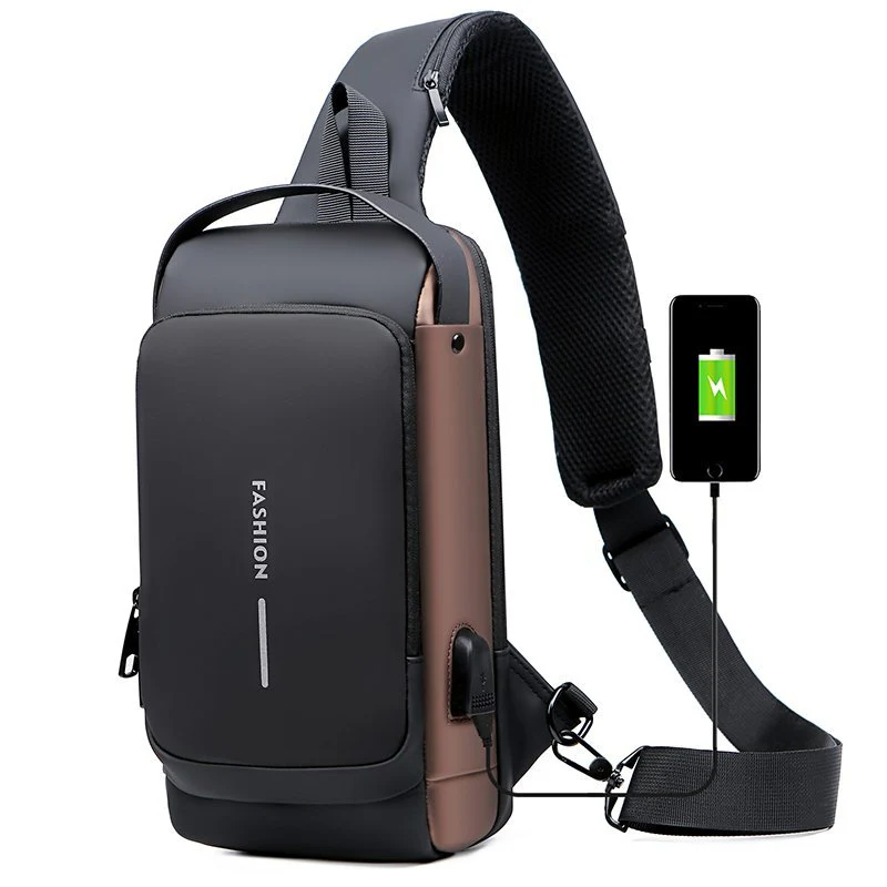 USB charging sport sling  Anti-theft shoulder bag(BUY 2 FREE SHIPPING WORLDWIDE!) - Image 2