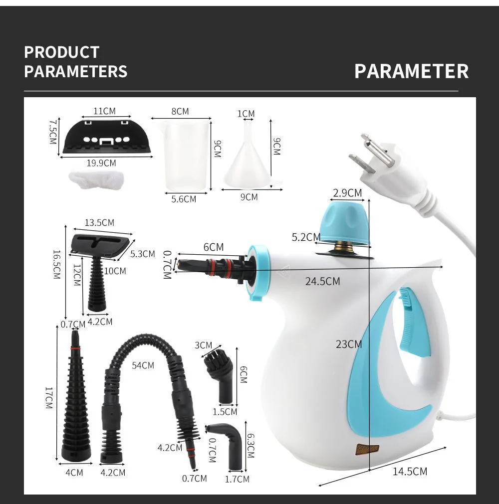 Pressurized Handheld Multi-Surface Natural Steam Cleaner - Image 12