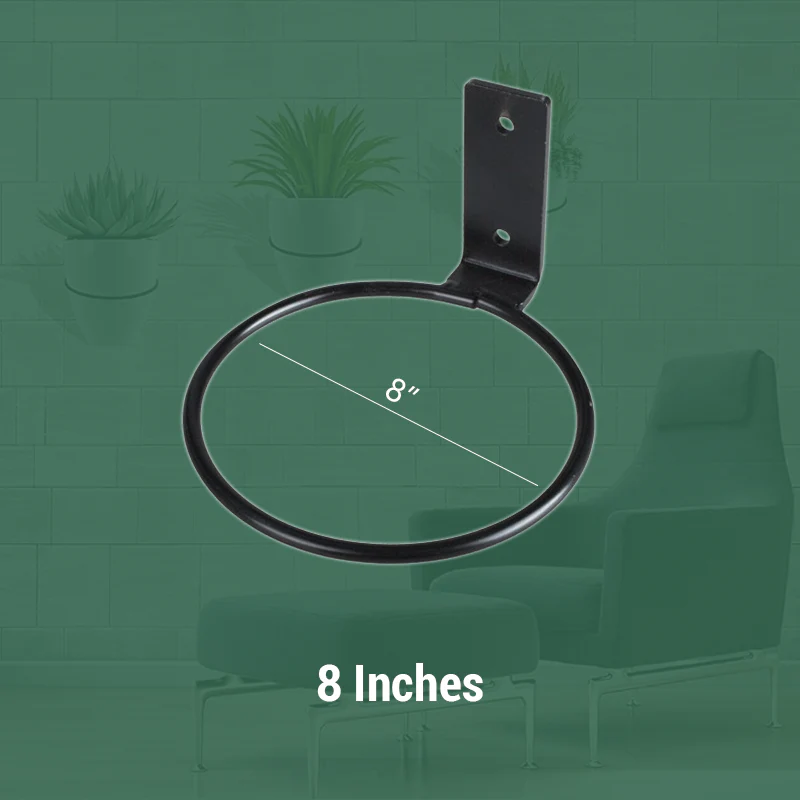Round Foldable Wall-Mounted Flower Pot Holder - Free expansion screws - Image 10