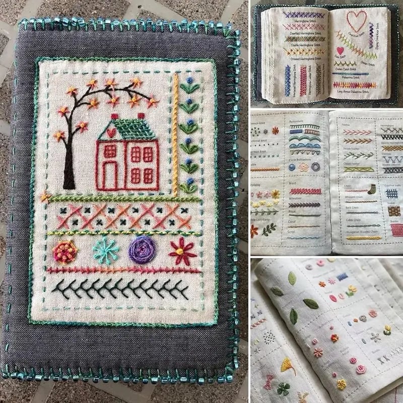 🔥 🌈Beginner-Friendly💕 Embroidery Stitch Book - Image 3