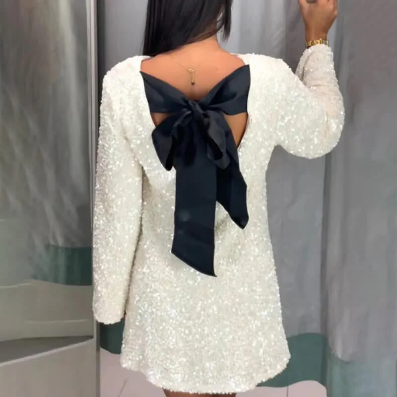 Lace-Up Sequin Dress-Buy two and get free shipping! - Image 6
