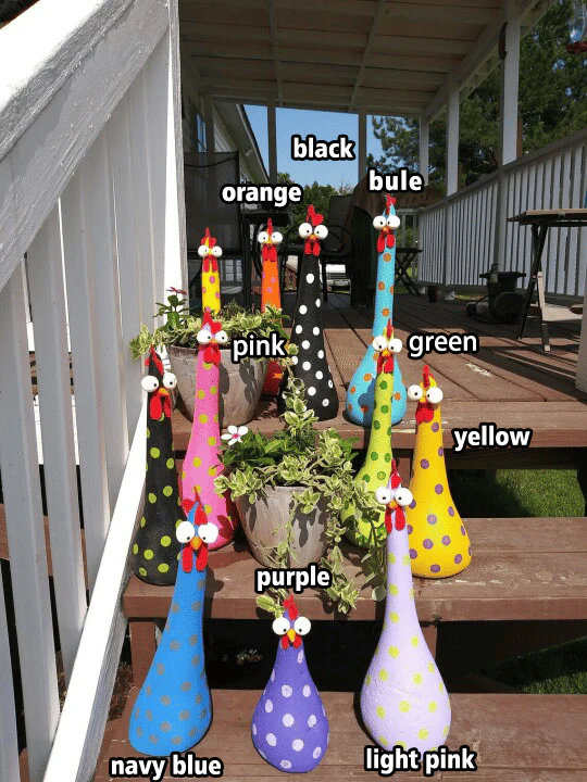 🔥Garden resin ornaments-Silly Chicken Decor - Image 2