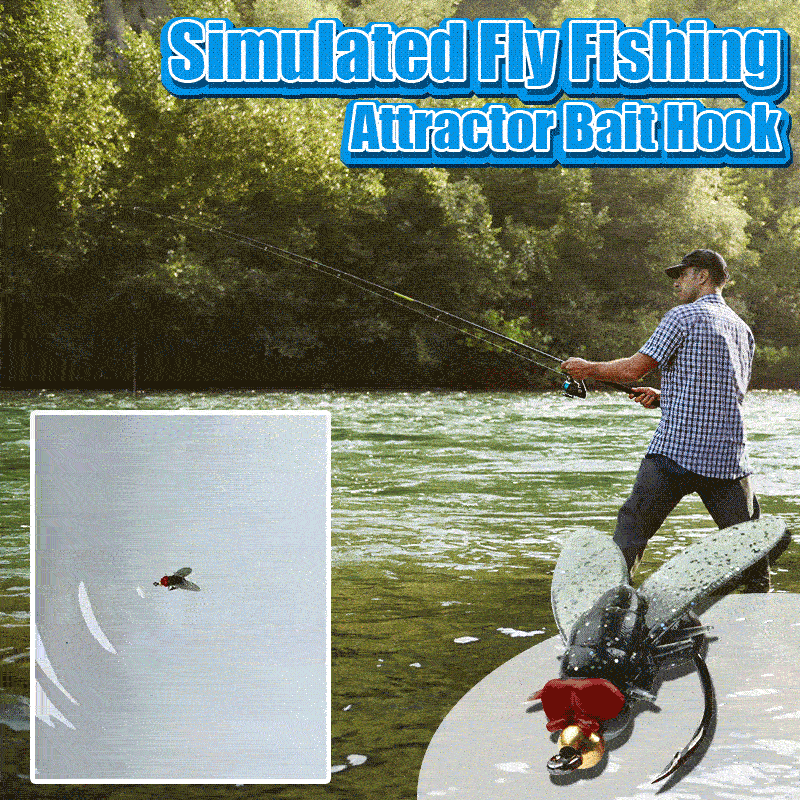 š„Hot sale during fishing seasonš„ - Simulated Flies Fishing Attractor Bait Hook