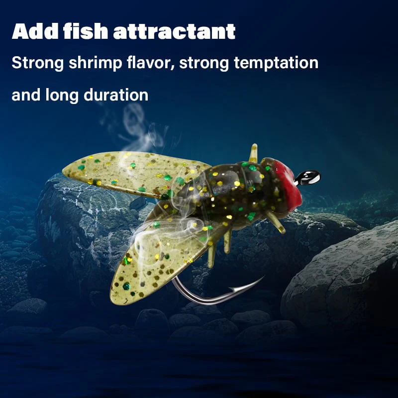 š„Hot sale during fishing seasonš„ - Simulated Flies Fishing Attractor Bait Hook - Image 14