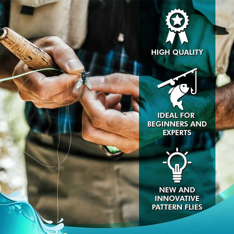 š„Hot sale during fishing seasonš„ - Simulated Flies Fishing Attractor Bait Hook - Image 5