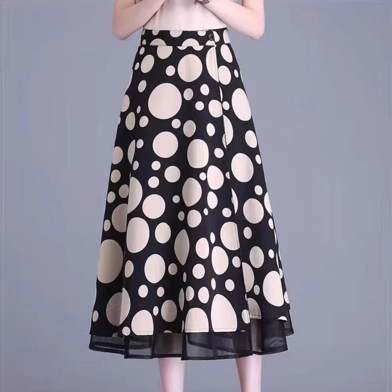 High-Waisted Tulle Midi Skirt, One-Piece Mesh Skirt - Buy two and get free shipping! - Image 10