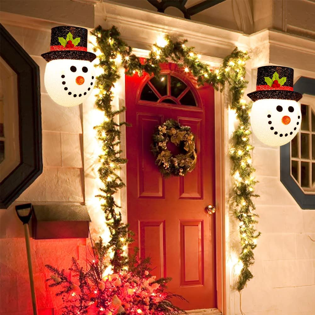 Snowman Porch Light Cover Two pack[BUY 3 FREE SHIPPING] - Image 4