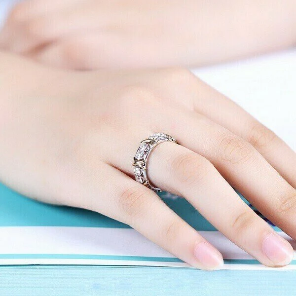 Cross Full Diamond Ring - Image 3