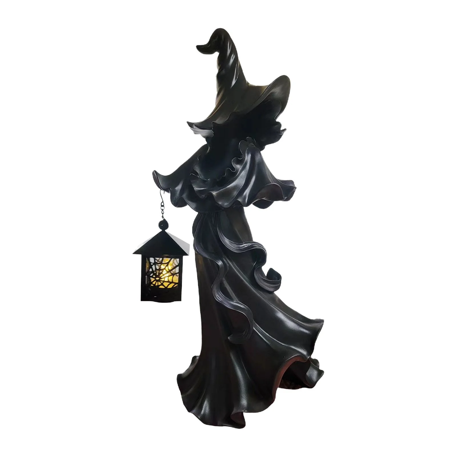 🧙♀️💫Hand-Painted Enchanting Witch Statue: The Guardian of Your Home (✨Same as in the video) - Image 9