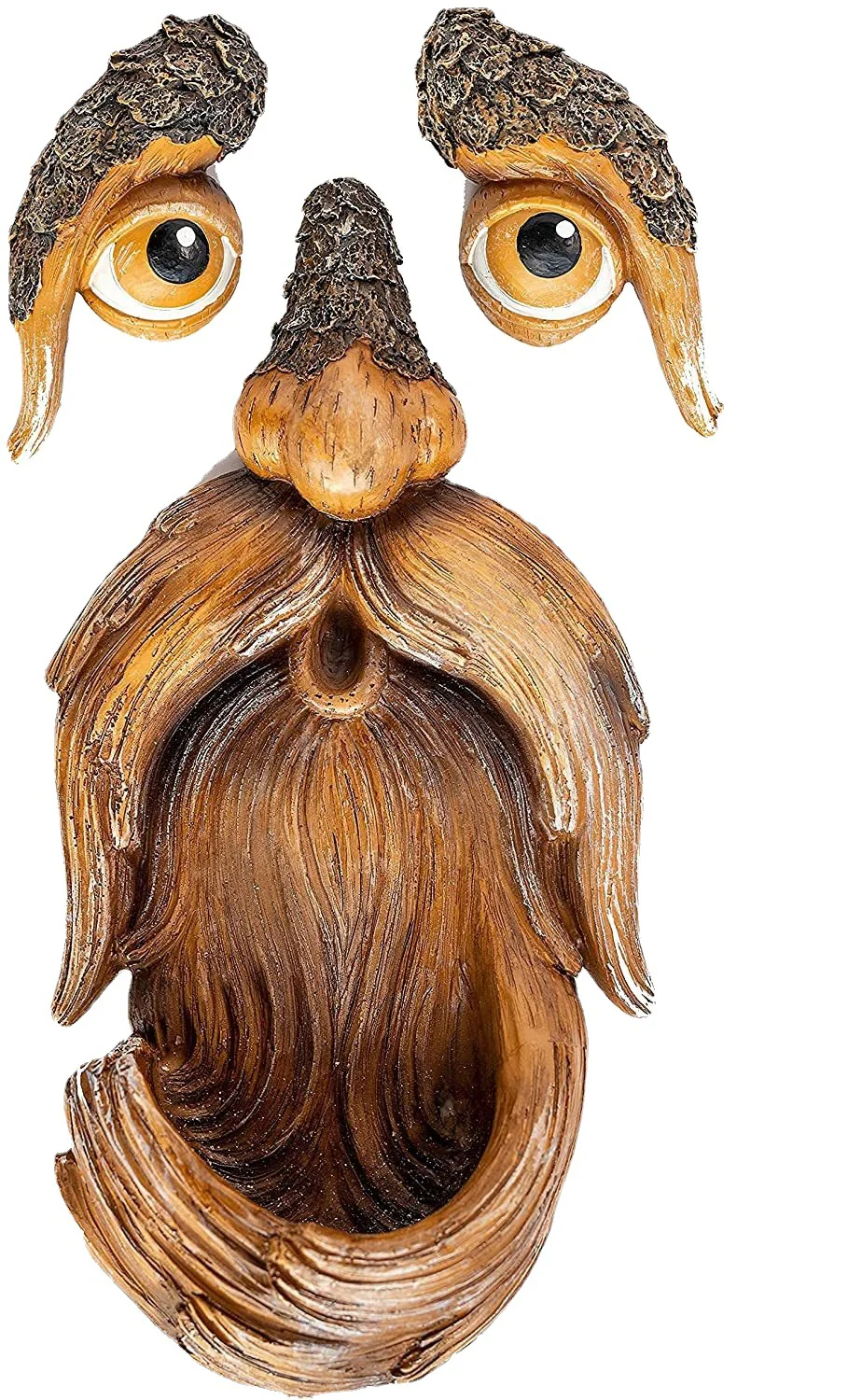 3D Funny Bark Ghost Face Decor Tree Facial Features Outdoor Decoration - Image 2