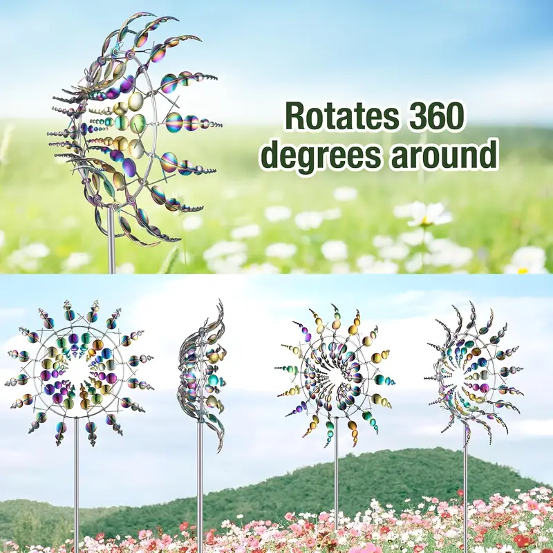 Wind Spinner - Magic Metal Kinetic Sculpture - Image 2
