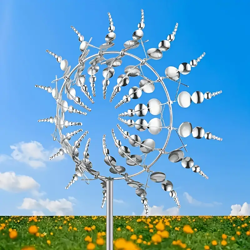 Wind Spinner - Magic Metal Kinetic Sculpture - Image 3