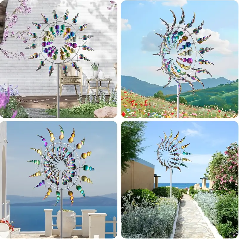 Wind Spinner - Magic Metal Kinetic Sculpture - Image 4