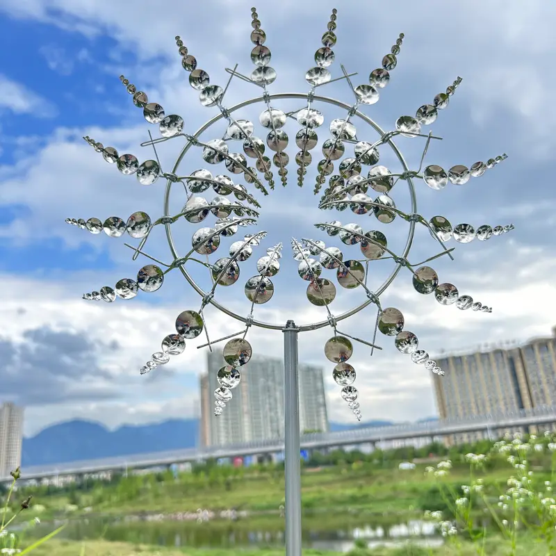 Wind Spinner - Magic Metal Kinetic Sculpture - Image 8