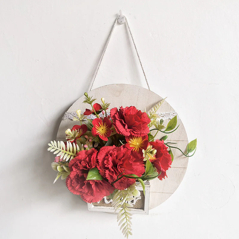 Wall Decorative Wooden Box Flower Basket - With Decorative Bouquet 🔥 (Promotion 50% Discount) - Image 12