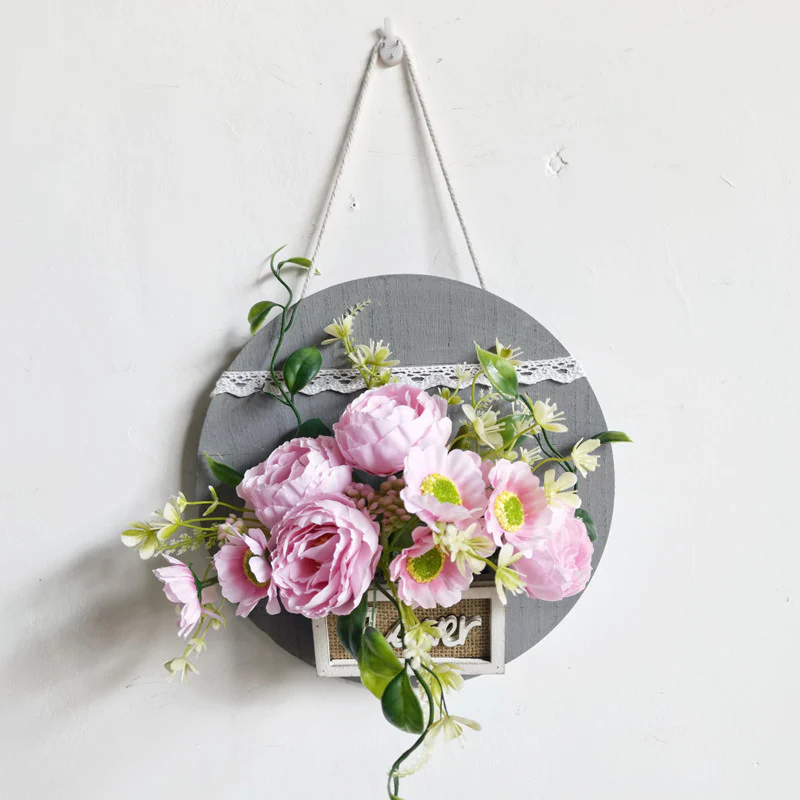 Wall Decorative Wooden Box Flower Basket - With Decorative Bouquet 🔥 (Promotion 50% Discount) - Image 7