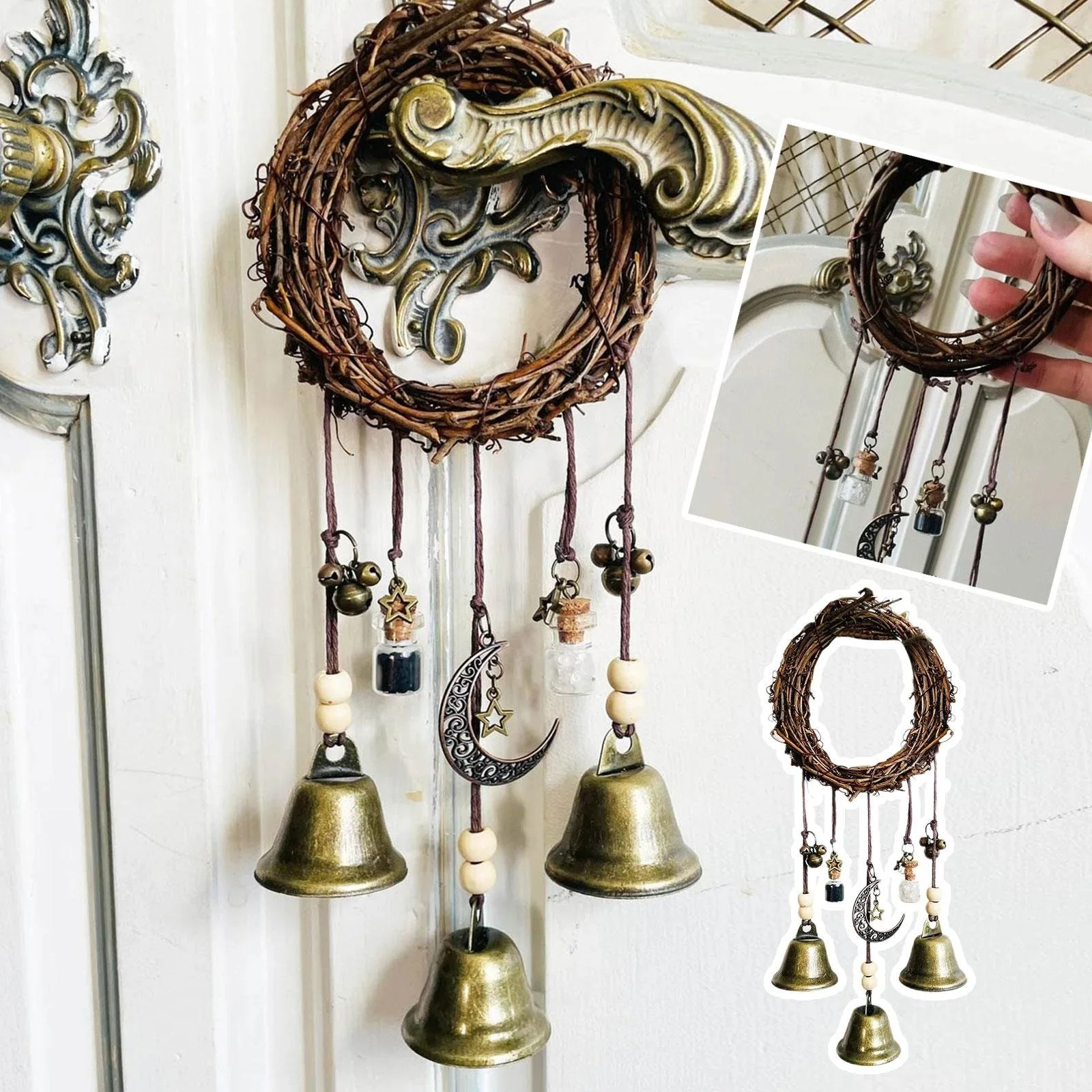 🧙♀️🔔Handmade Witch Bells for Home Protection - Image 4