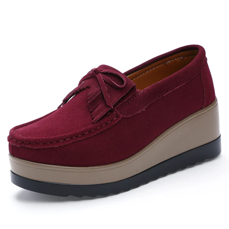 Women Tassel Moccasins Platform Shoes - Image 8
