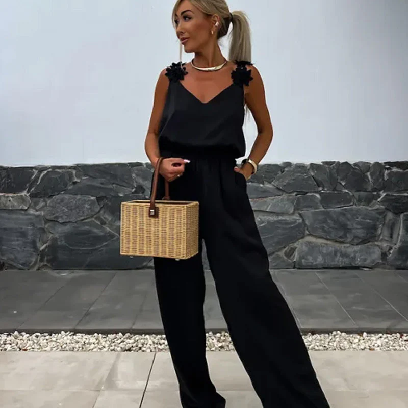 Women's Sleeveless Wide Leg Jumpsuit - 🔥Buy two and get free shipping! - Image 2