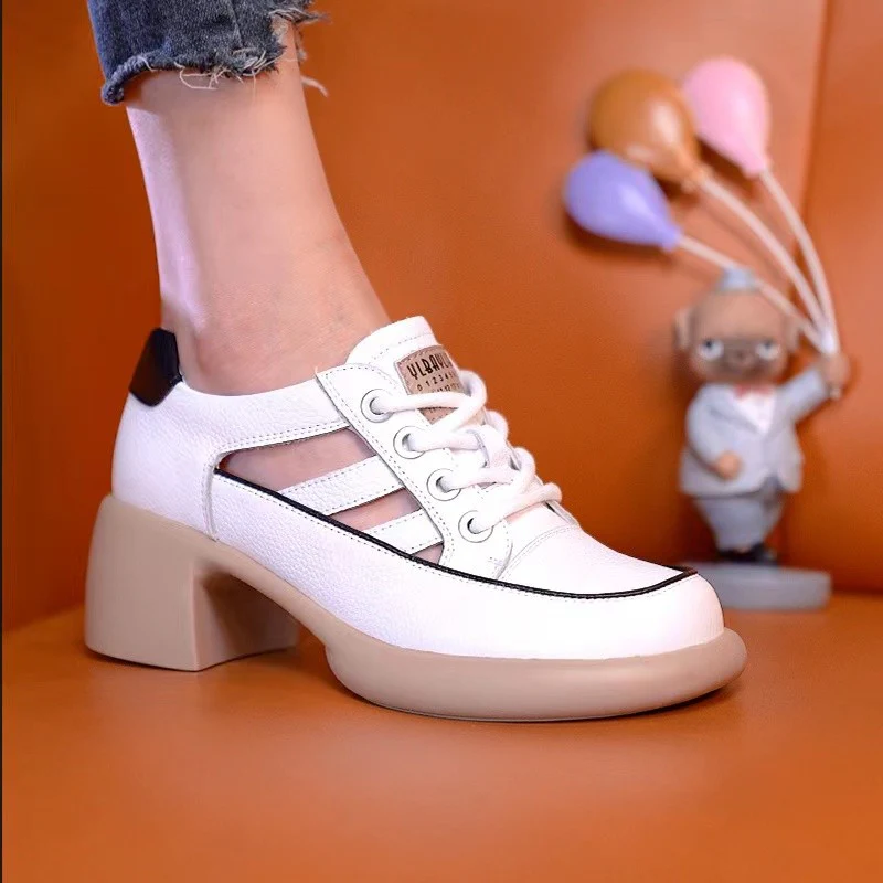 Women's Summer New Hollow High-heeled Sandals⏰ - Image 4