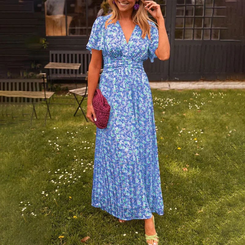 Cute vintage floral dress for women - Image 8