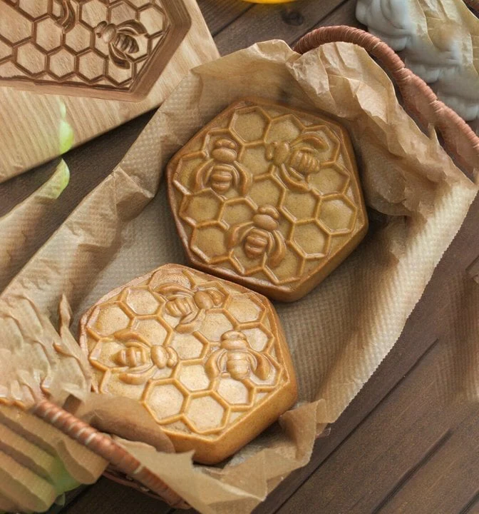 (🎁Last day limited sale - 49% off🎁)Wood patterned Cookie cutter - Embossing Mold For Cookies - Image 4