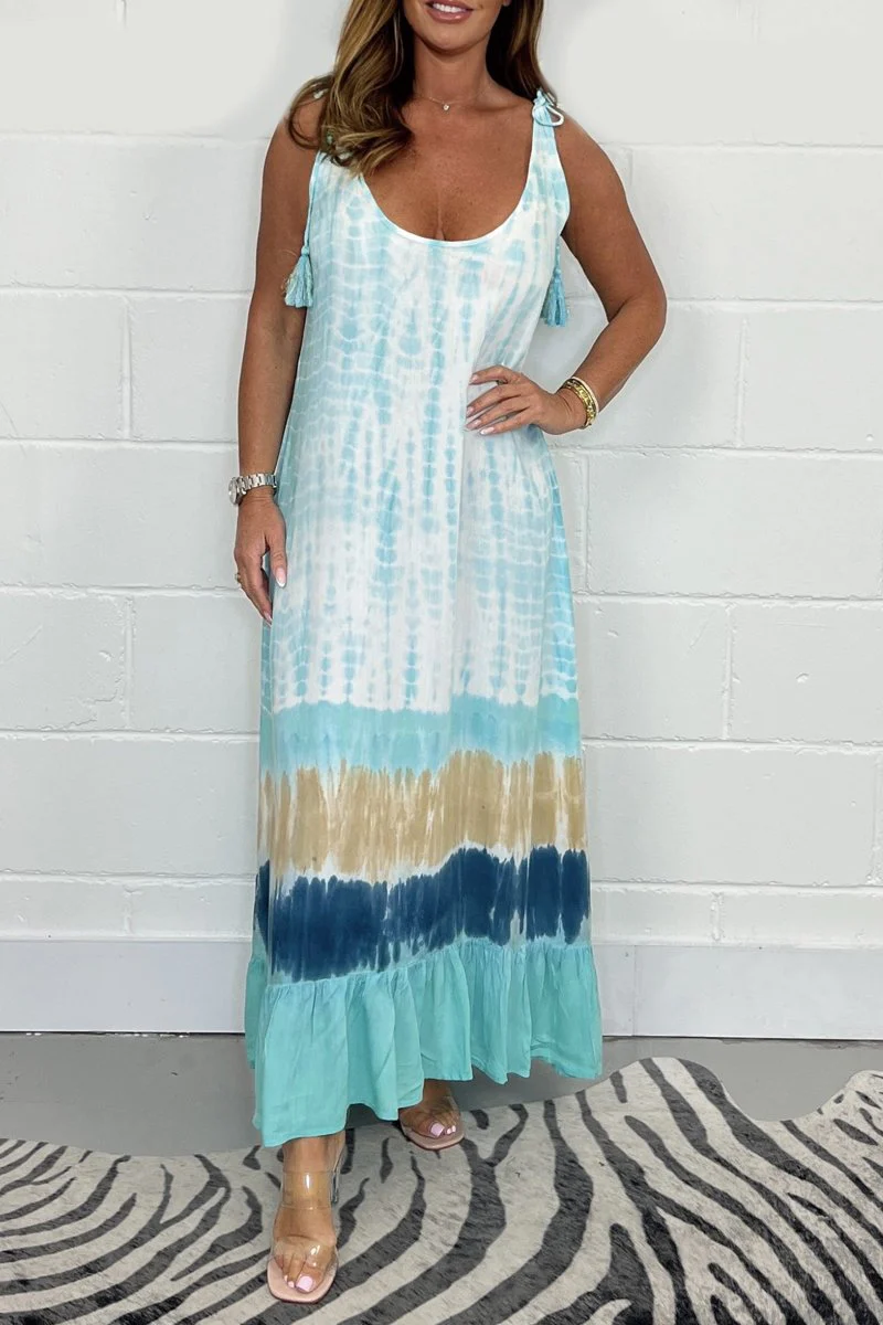 🔥Tye Dye Maxi Dress👍Handmade - Image 2