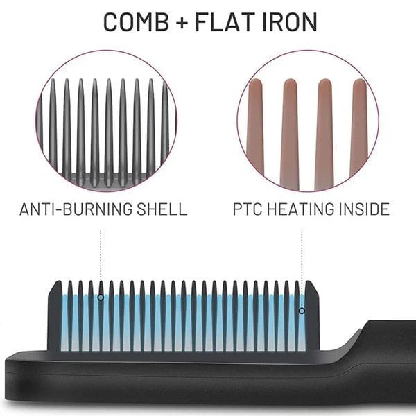 💖Black Friday Sale 49% Off💖Negative Ion Hair Straightener Styling Comb - Image 5